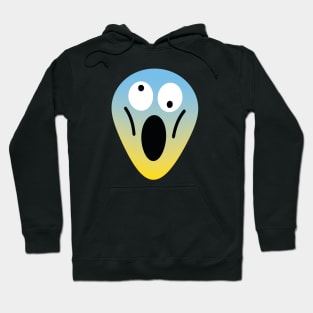 Scream Emoji Face Hoodie